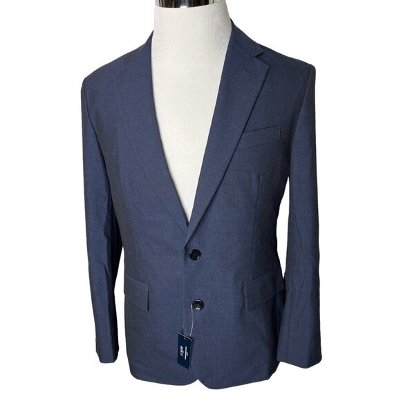 J.Crew Mens $398 Performance Suit Jacket Navy Size 42R AU591 - Picture 3 of 12